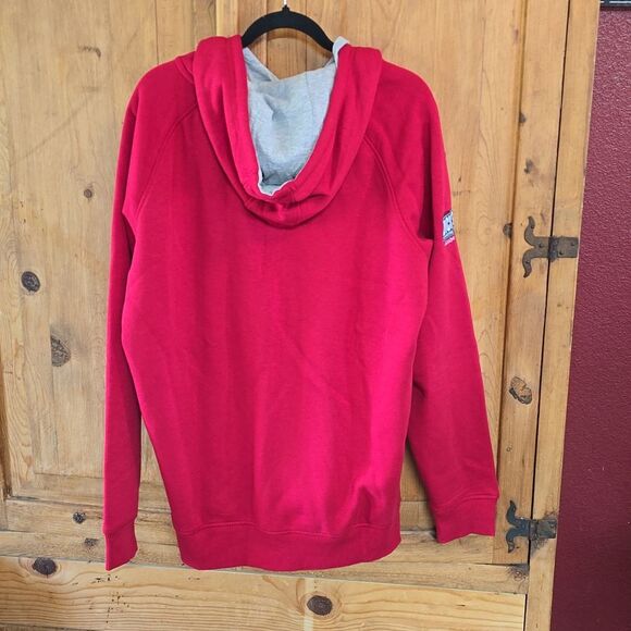 Antiqua  Men's Victory Full Zip Red Hoodie - Dick's Sporting Goods - Picture 4 of 7